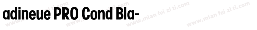 adineue PRO Cond Bla字体转换